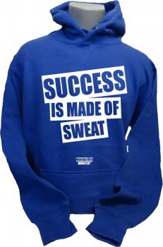 Hoodie Success Is Made Of Sweat blau