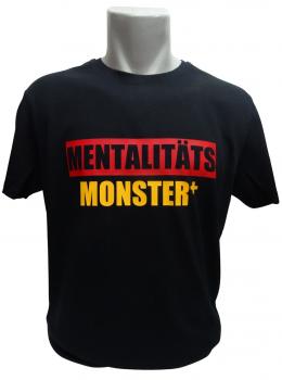 T-Shirt Mentalitätsmonster Deutschland schwarz