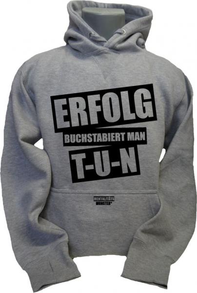 Hoodie Erfolg hellgrau