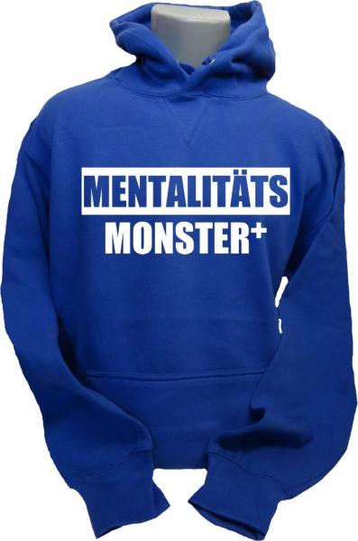 Hoodie Mentalitätsmonster blau