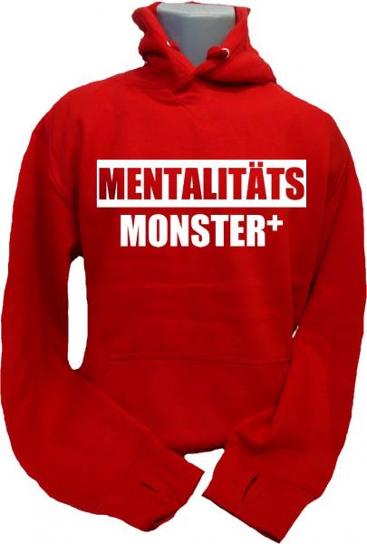 Hoodie Mentalitätsmonster rot