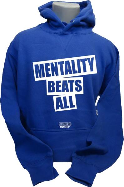 Hoodie Mentality blau
