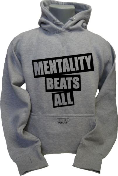 Hoodie Mentality hellgrau