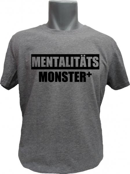 T-Shirt Mentalitätsmonster graumeliert