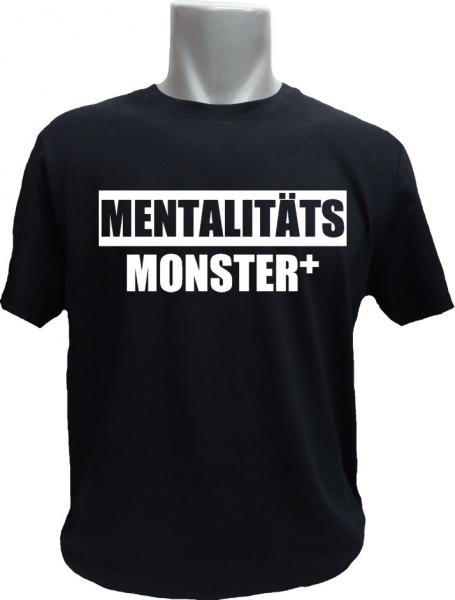 T-Shirt Mentalitätsmonster schwarz